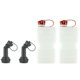Füllrohr verschließbar 2x FuelFriend®-PLUS 1,5 Liter Mini-Reservekanister