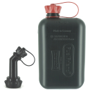 FuelFriend® BIG max. 2,0 Liter - Klein-Benzinkanister Mini-Reservekanister mit UN-Zulassung und verschließbarem Ausgiesser