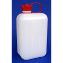 FuelFriend® BIG max. 2,0 Liter CLEAR mit Füllrohr rot