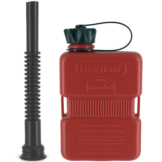 FuelFriend® PLUS 1,0 Liter RED mit Füllrohr schwarz