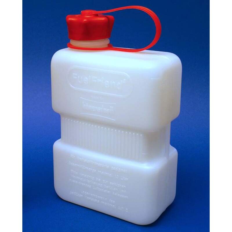 Jerrycan FuelFriend 1 Litre - Transparent Avec Bec Verseur - Pour Essence, Diesel, E10