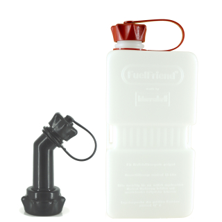 FuelFriend® PLUS 1,5 Liter CLEAR mit Füllrohr verschließbar
