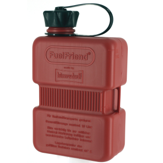 3x FuelFriend® PLUS 1,0 Liter RED + 1 Füllrohr-Set