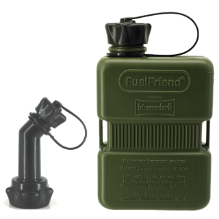 FuelFriend® PLUS 1,0 Liter OLIV mit Füllrohr verschließbar - Limited Edition