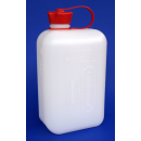 FuelFriend® BIG max. 2,0 Liter CLEAR mit PREMIUM-Füllrohr rot