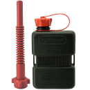 FuelFriend® PLUS 1,0 Liter BLACK mit PREMIUM-Füllrohr rot - Limited Edition