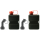2x FuelFriend® PLUS 1,0 Liter BLACK mit 2x Füllrohr verschließbar - Limited Edition