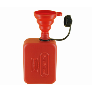 FuelFriend® 0.5 liter RED with foldable silicone funnel