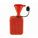 FuelFriend® 0.5 liter RED with foldable silicone funnel