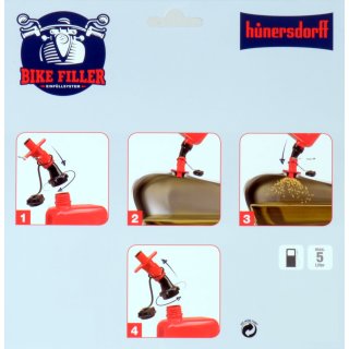 B-Ware! BIKE FILLER Motorrad-Sicherheits-Einfllsystem