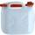 FuelFriend®-MAXI Benzinkanister 5 Liter – volltransparent – UN-/RKK-zugelassen – verstärkte Classic-Version von hünersdorff – PREMIUM-Auslaufrohr serienmäßig – BAM-geprüfte Classic-Verschraubung