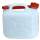 FuelFriend®-MAXI Benzinkanister 5 Liter – volltransparent – UN-/RKK-zugelassen – verstärkte Classic-Version von hünersdorff – PREMIUM-Auslaufrohr serienmäßig – kindersichere Verschraubung