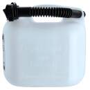 FuelFriend®-MAXI DIESEL Reservekanister 5 Liter – volltransparent – UN-/RKK-zugelassen – verstärkte Classic-Version von hünersdorff – PREMIUM-Auslaufrohr serienmäßig – BAM-geprüfte Classic-Verschraubung